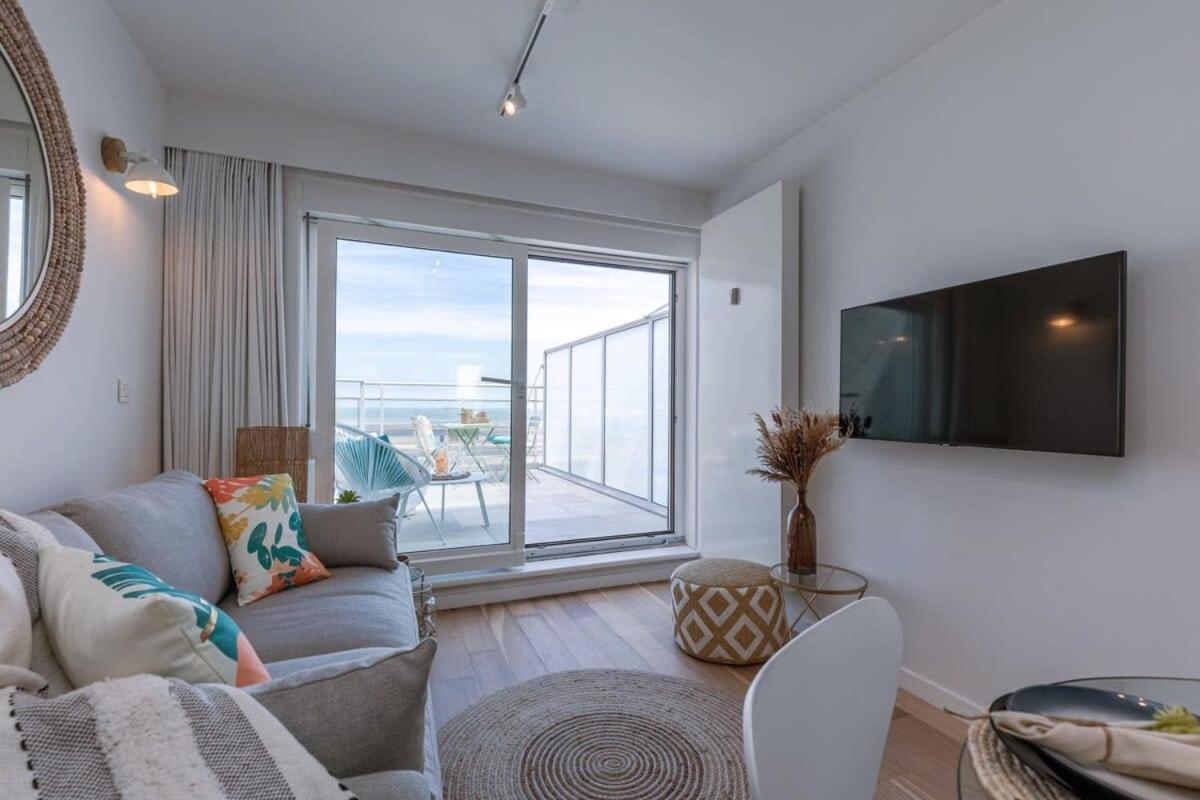 Huswell - Stunning Seafront Apartment Knokke-Heist Dış mekan fotoğraf